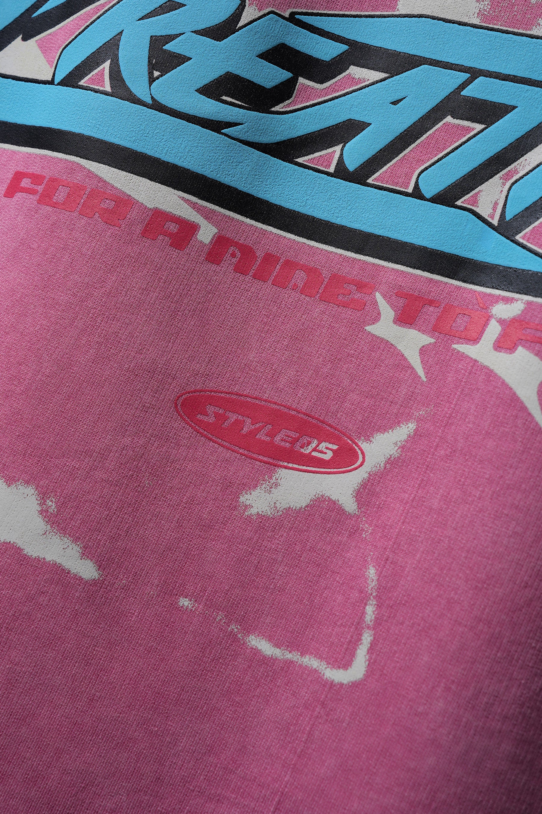 CREATIVE PINK ACID WASH - 250 GSM